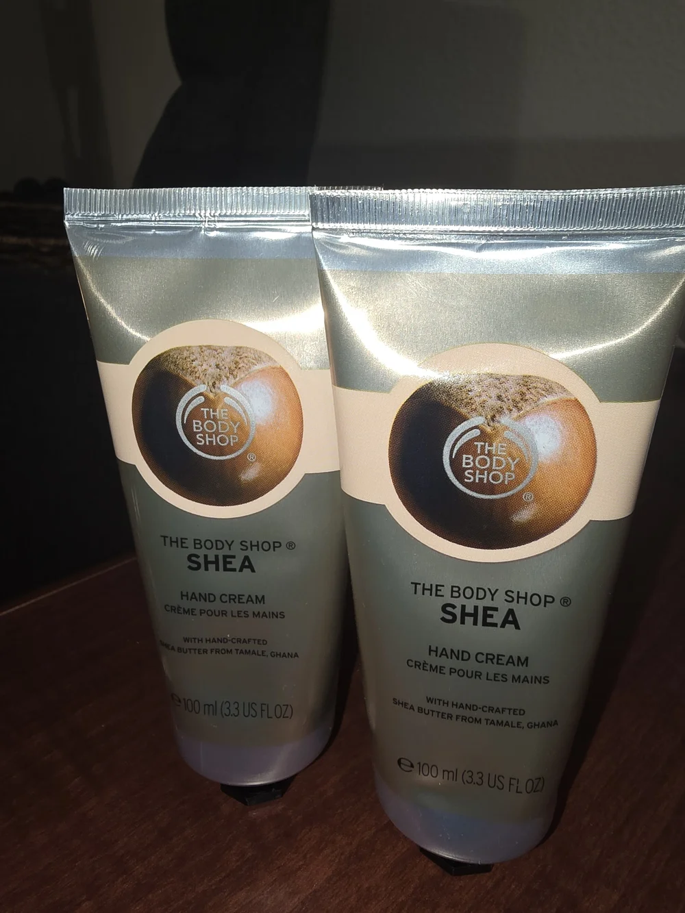 The Body Shop Shea Hand Cream - Green and Cream